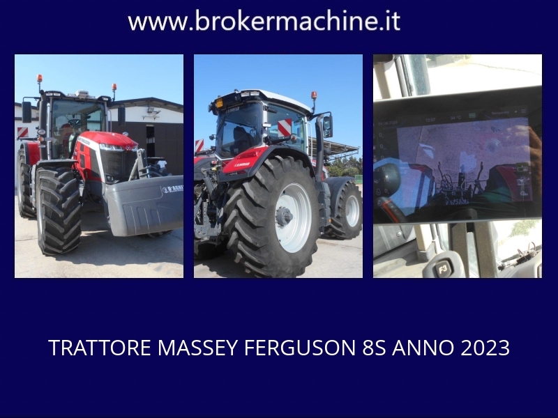 TRATTORE MASSEY FERGUSON 8S ANNO