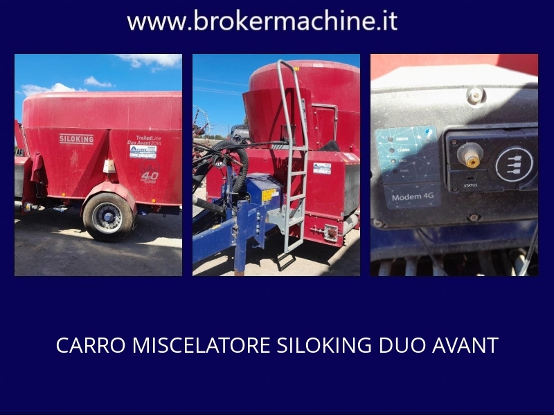 CARRO MISCELATORE SILOKING MOD. DUO AVANT