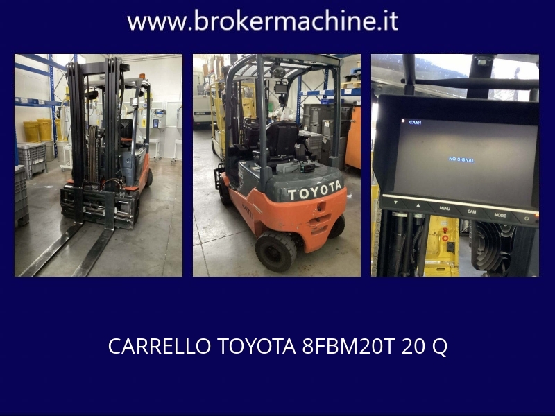 CARRELLO TOYOTA 8FBM20T 20 Q